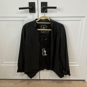 Black blazer/moto jacket